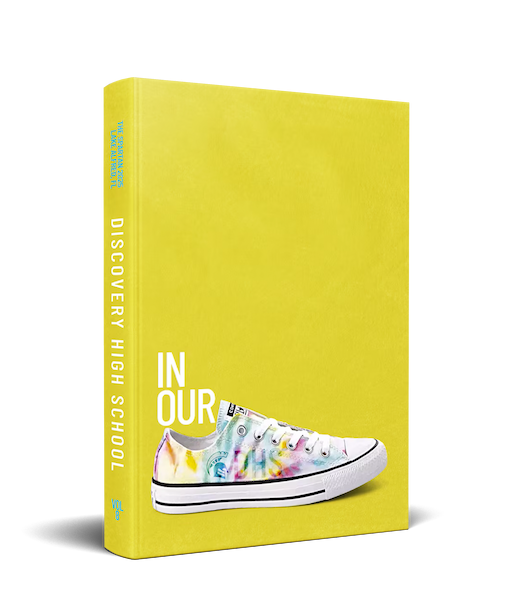 2025 Discovery High School Yearbook Cover Mockup