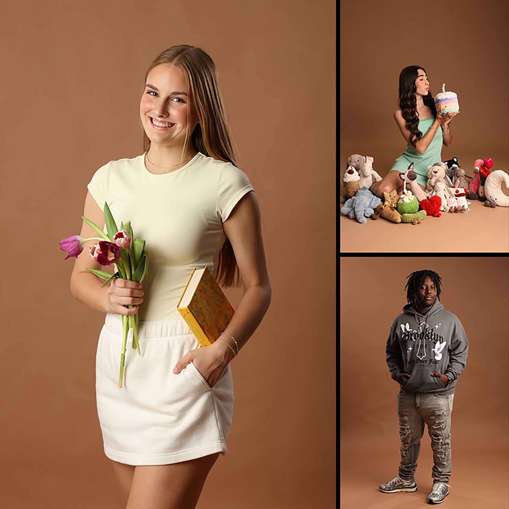 Photo Collage of the Mocha Backdrop