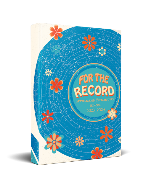 Ketterlinus Elementary School Yearbook Cover Mockup