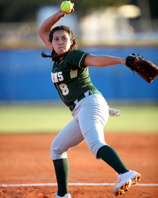 Softball Action Shot