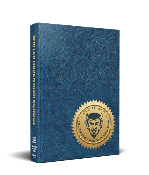 Winter Haven High School Yearbook Cover Mockup